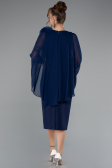 Midi Navy Blue Cocktail Dress ABK2382