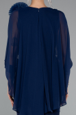 Midi Navy Blue Cocktail Dress ABK2382