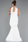 Long White Evening Dress ABU5097