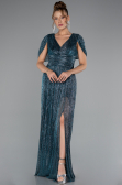Long Oil Green Evening Dress ABU5098