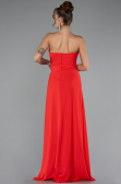 Long Red Chiffon Prom Gown ABU5108