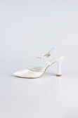 White Leather Evening Shoe MJD5150