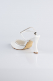 White Leather Evening Shoe MJD5150