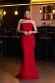 Long Red Evening Dress ABU5097