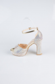 Gold Stony Evening Shoe MJT2240