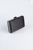 Black Satin Evening Bag V275