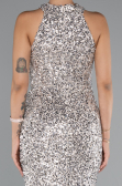 Long Beige Scaly Evening Dress ABU5135