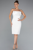 Short White Cocktail Dress ABK2362