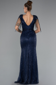 Long Navy Blue Evening Dress ABU5132