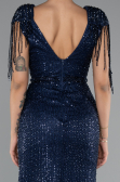 Long Navy Blue Evening Dress ABU5132