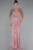 Long Powder Color Evening Dress ABU5132