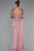 Long Powder Color Evening Dress ABU5132