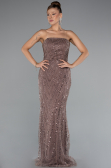 Long Copper Beaded Evening Dress ABU5141