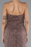 Long Copper Beaded Evening Dress ABU5141