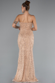 Long Gold Beaded Evening Dress ABU5141