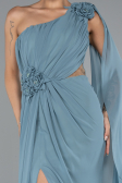 Long Mint Chiffon Evening Dress ABU5144