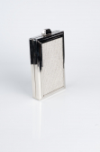 Silver Plaster Fabric Night Bag KC820