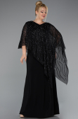 Long Black Formal Plus Size Dress ABU5158