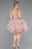 Pudra Short Plus Size Engagement Dress ABK2087
