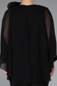 Midi Black Plus Size Party Dress ABK2383