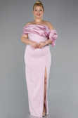 Long Powder Color Formal Plus Size Dress ABU5047