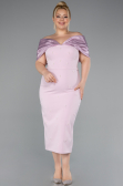 Midi Powder Color Plus Size Cocktail Dress ABK2400