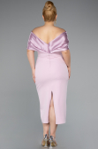 Midi Powder Color Plus Size Cocktail Dress ABK2400