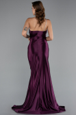 Long Cherry Colored Prom Gown ABU5022