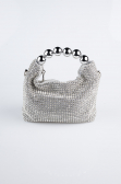 Silver Swarovski Night Bag MN980