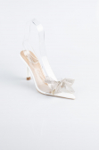 White Leather Evening Shoe AB1145