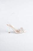 White Leather Evening Shoe AB1145