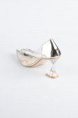 Gold Patent Leather Stiletto ABR1055