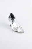 Silver Patent Leather Stiletto ABR1055