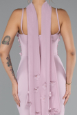 Long Powder Color Evening Dress ABU5181