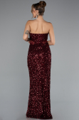 Long Burgundy Evening Dress ABU5185