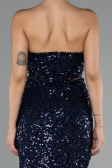 Long Navy Blue Evening Dress ABU5185