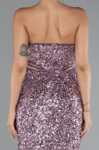 Long Powder Color Evening Dress ABU5185