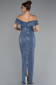 Long Indigo Evening Dress ABU5186