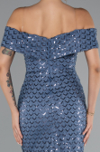 Long Indigo Evening Dress ABU5186