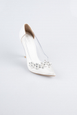 White Patent Leather Evening Shoe AB1150