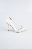 White Patent Leather Evening Shoe AB1150