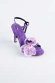 Purple Suede Evening Shoe ABN1151