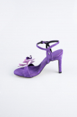 Purple Suede Evening Shoe ABN1151