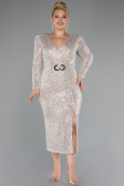 Midi Mink Plus Size Cocktail Dress ABK1956