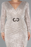 Midi Mink Plus Size Cocktail Dress ABK1956