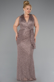 Long Mink Scaly Evening Dress ABU5209