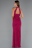 Long Fuchsia Evening Dress ABU5213