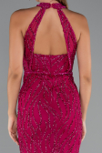 Long Fuchsia Evening Dress ABU5213
