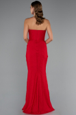 Long Red Dantelle Mermaid Evening Gown ABU5215