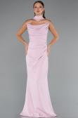 Long Powder Color Prom Gown ABU5216